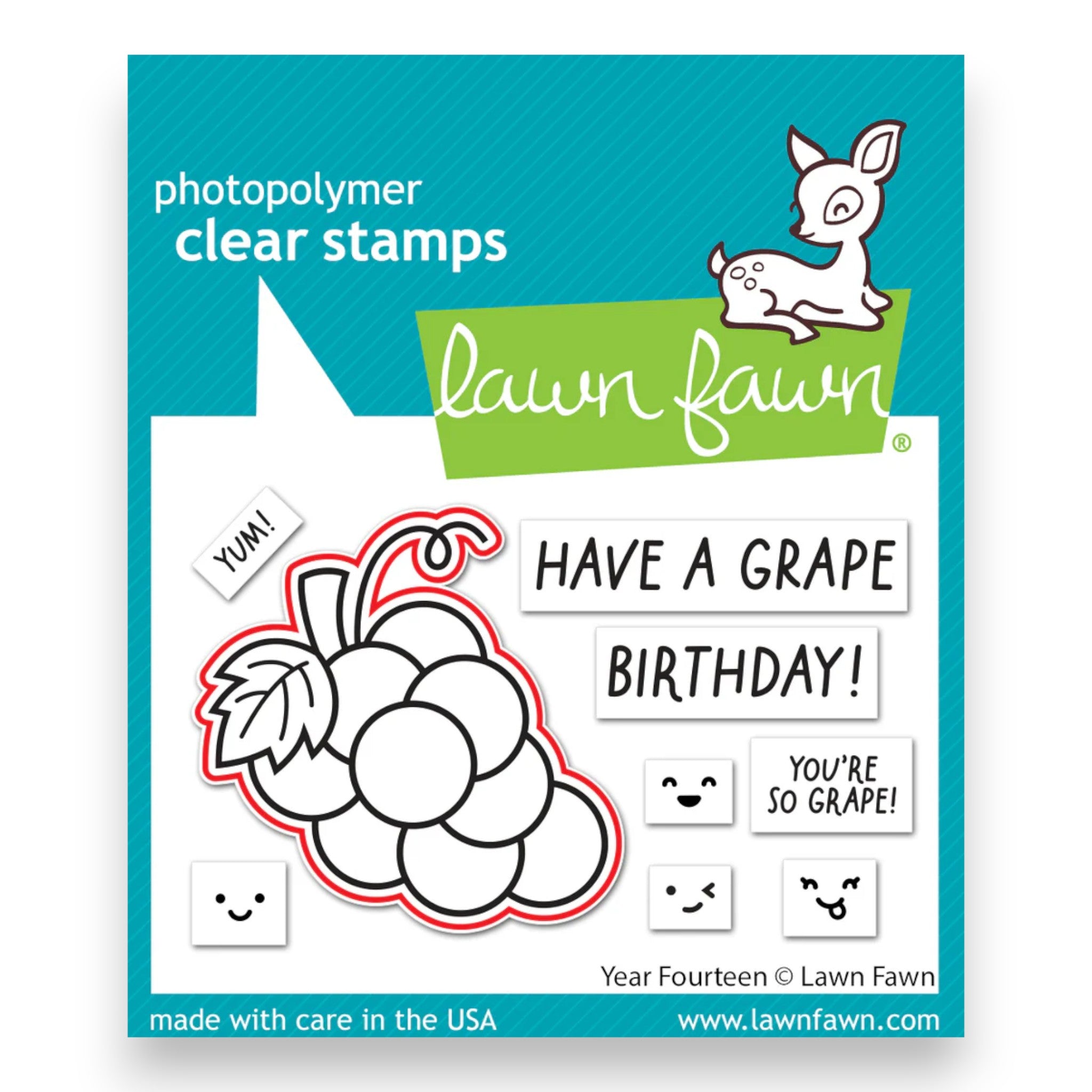 Year fourteen Stamps and Dies Bundle by Lawn Fawn
